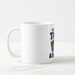 Taza De Café Bruja Sarcástica Fluida en Tarot y Sarcasmo