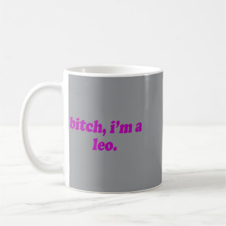 Taza De Café Bruja Soy Leo - Eslogan Divertido de Horóscopo Act