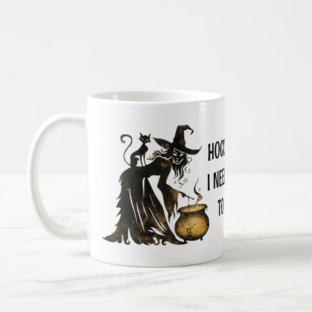 Taza De Café Bruja y gato (Izquierda)