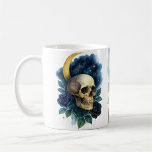 Taza De Café Brujería estética floral gótica Halloween espeluzn