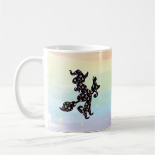 Taza De Café Brujería Y Gato, Halloween