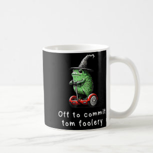 Taza De Café Brujo de Rana Caprichoso a punto de cometer tonter