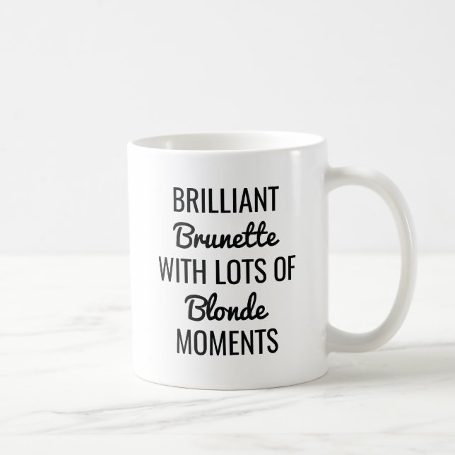 Taza De Café Brunette Blonde Moments (Derecha)
