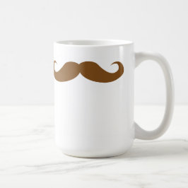 Taza De Café Brunette Mustache