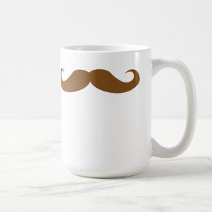 Taza De Café Brunette Mustache