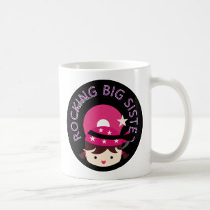 Taza De Café Brunette Rocking Big Sister