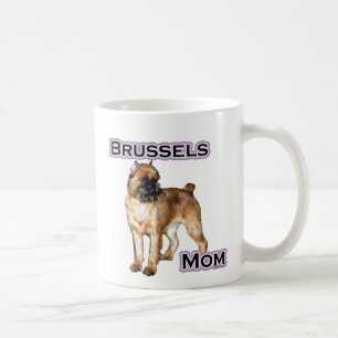 Taza De Café Bruselas Griffon Mom; Mamá de Brussels Griffon