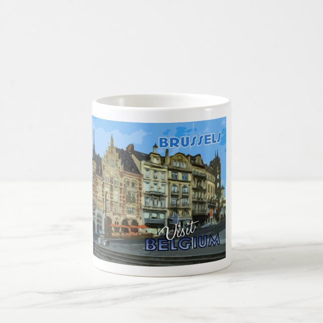 Taza De Café Bruselas, visita Bélgica... (Centro)