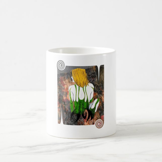 Taza de café brutal de "Reptize" de la musa (Centro)