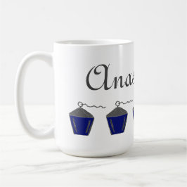 Taza De Café Bryn Mawr Mug Dark Blue Lantern Anassa kata