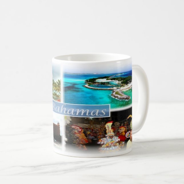 Taza De Café BS Bahamas - Nassau - La Torre Real - (Anverso derecho)