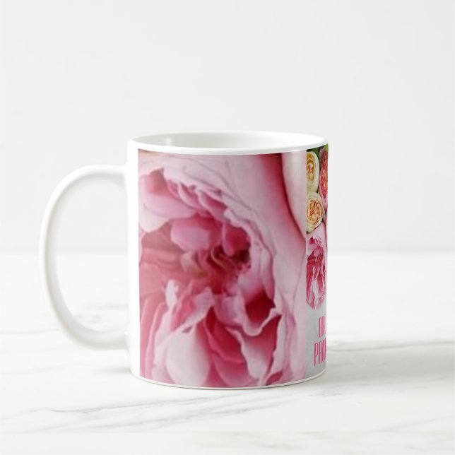 Taza De Café BSPllc peluca rosa dulce (Izquierda)