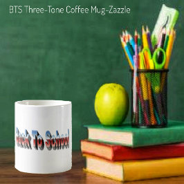Taza De Café BTS de tres tonos