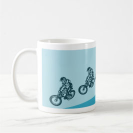 Taza De Café BTT cuesta abajo, salto aéreo grande