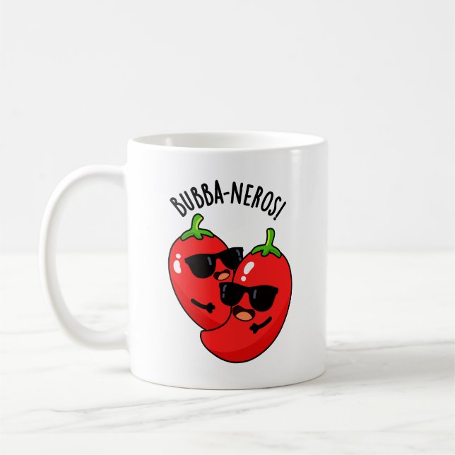 Taza De Café Bubba-neros Funny Habanero Pun (Izquierda)