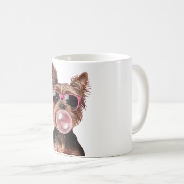 Taza De Café Bubba Pup: The Funniest Bubblegum Dog Mug (Anverso derecho)