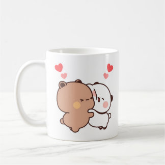 Taza De Café Bubu and Dudu, Panda y Brownie Bear Couple