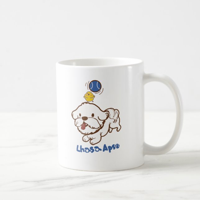 Taza De Café Bubu de ápso de Lhasa y guagua de pollo pequeño (Derecha)