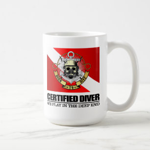 Taza De Café Buceador certificado (BTD)