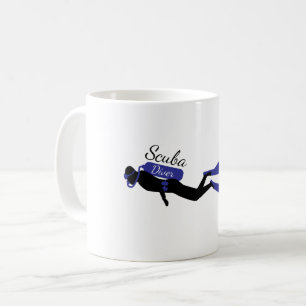 Taza De Café Buceador de Scuba