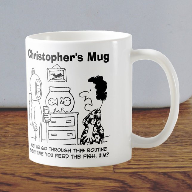 Taza De Café Buceador de Scuba en el tubo de buceo alimenta pec (Subido por el creador)