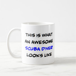 Taza De Café buceador de scuba, impresionante