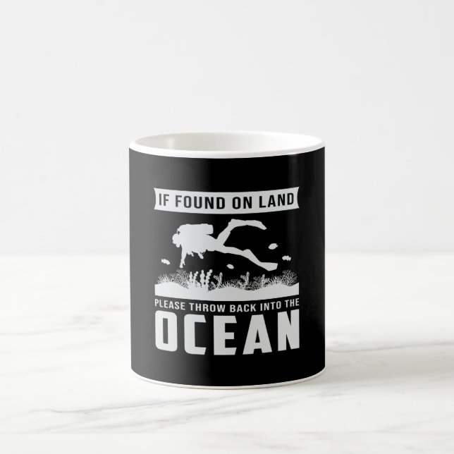 Taza De Café Buceo Buceo Submarinismo Buceo Scuba Diving Funny  (Centro)