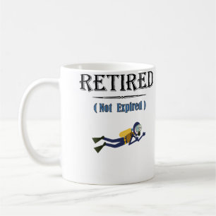 Taza De Café Buceo con equipo de respiración autónomo Retirado
