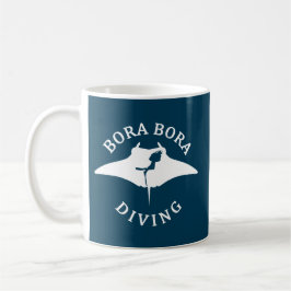 Taza De Café Buceo Con Manta En Bora Bora