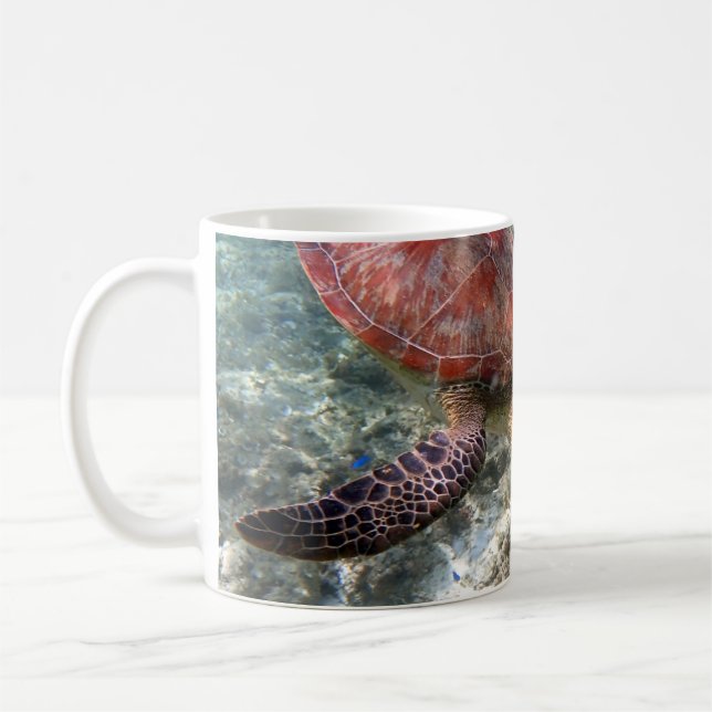 Taza De Café Buceo con tortuga (Izquierda)