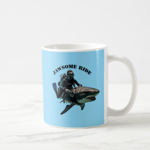 Taza De Café Buceo de la vieja SCUBA montando un gran URM de ti