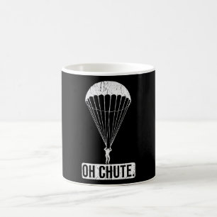 Taza De Café Buceo en paracaídas Oh Chute
