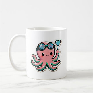 Taza De Café Buceo Kawaii