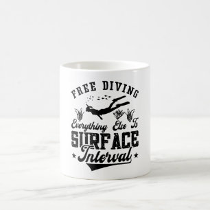Taza De Café Buceo Libre Todo Lo Demás Es Océano