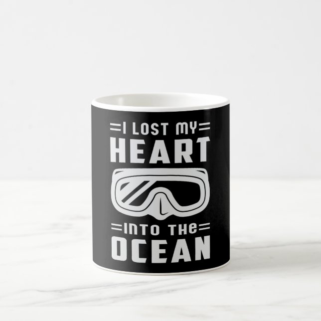 Taza De Café Buceo Scuba Submarinismo Divertido Idea de regalo  (Centro)