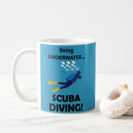 Taza De Café Buceo Scuba Vida Subacuática Buceo