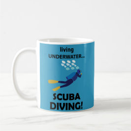 Taza De Café Buceo Scuba Vida Subacuática Buceo