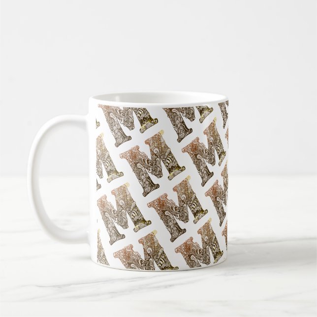 Taza De Café Buchstabe "M" (Izquierda)