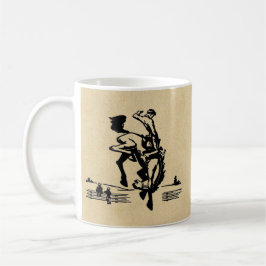 Taza De Café Bucking Bronco Horse and Rider