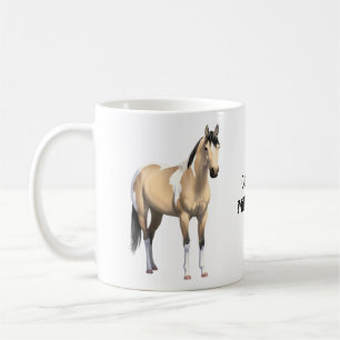 Taza De Café Buckskin Pinto Dun Paint Horse Stailling