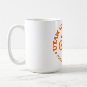 Taza De Café Bucle de acantilados de Utah (ciclismo)