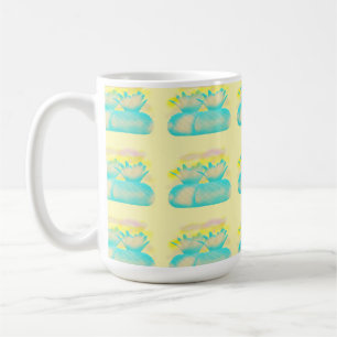 Taza De Café Bucle de frutas arte pocillos mágicos piña