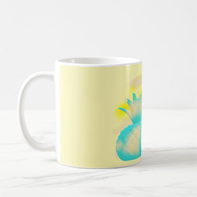 Taza De Café Bucle de frutas arte pocillos mágicos piña (Izquierda)