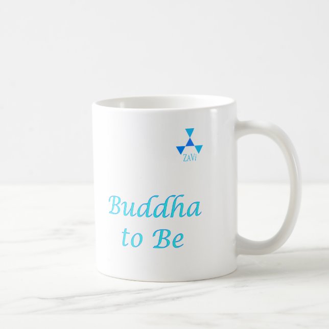 Taza De Café Buda a estar en azul (Derecha)
