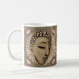 Taza De Café Buda de la Paz Sepia