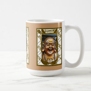 Taza De Café Buda de risa chino