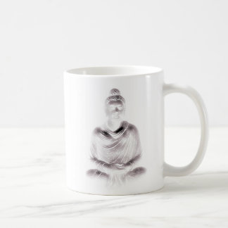 Taza De Café Buda en blanco