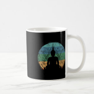 Taza De Café Buda Retro Yoga Espiritual Meditación Zen Budista