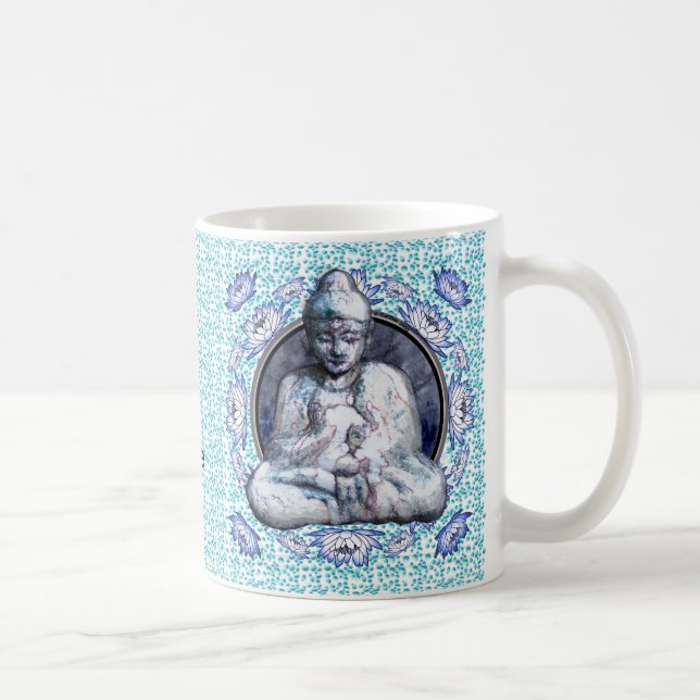 Taza De Café Buddha Breathe (Derecha)