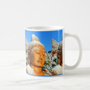 Taza De Café Buddhas en la nieve Mug